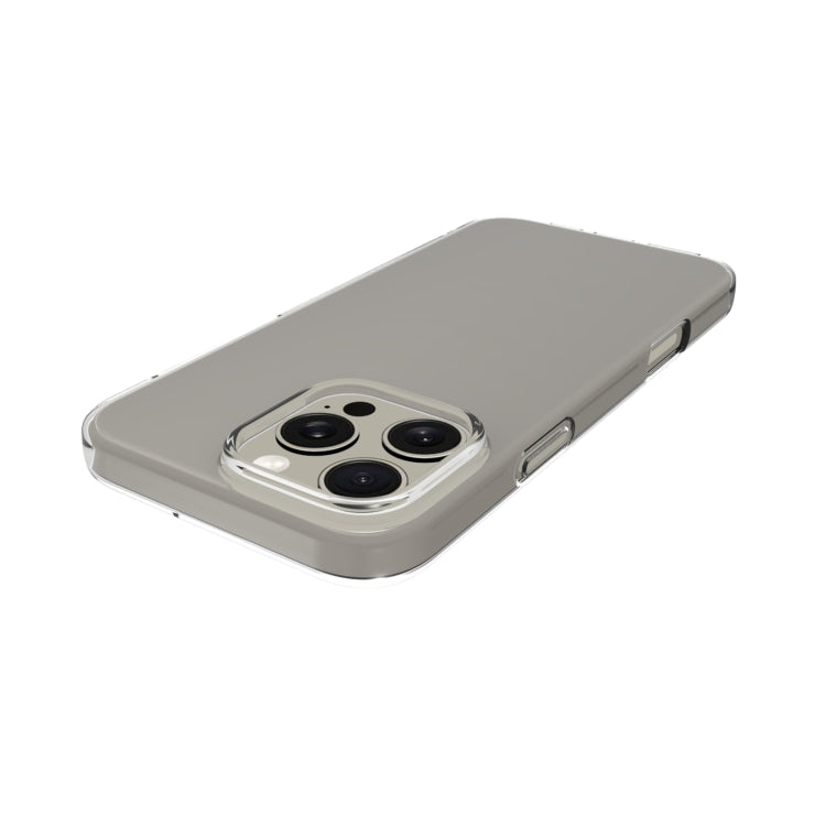 For iPhone 16 Pro Max Waterproof Texture TPU Phone Case - Transparent