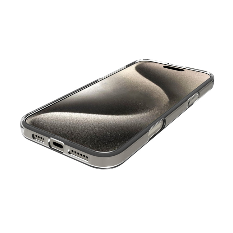For iPhone 16 Pro Max Waterproof Texture TPU Phone Case - Transparent