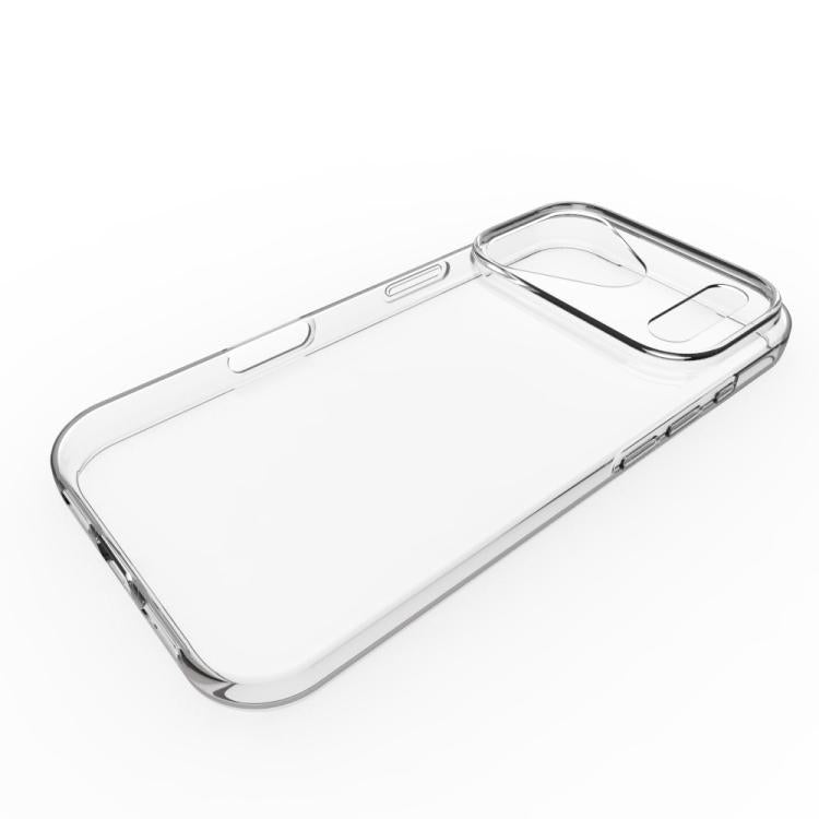 For iPhone 17 Pro Max Waterproof Texture TPU Phone Case - Transparent