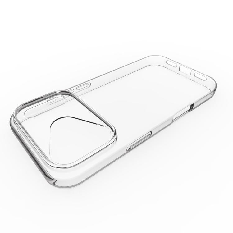 For iPhone 17 Pro Waterproof Texture TPU Phone Case - Transparent