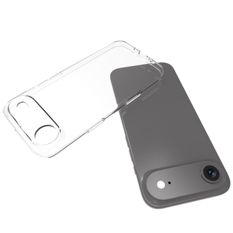 For iPhone Air Waterproof Texture TPU Phone Case - Transparent