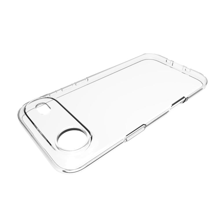 For iPhone Air Waterproof Texture TPU Phone Case - Transparent