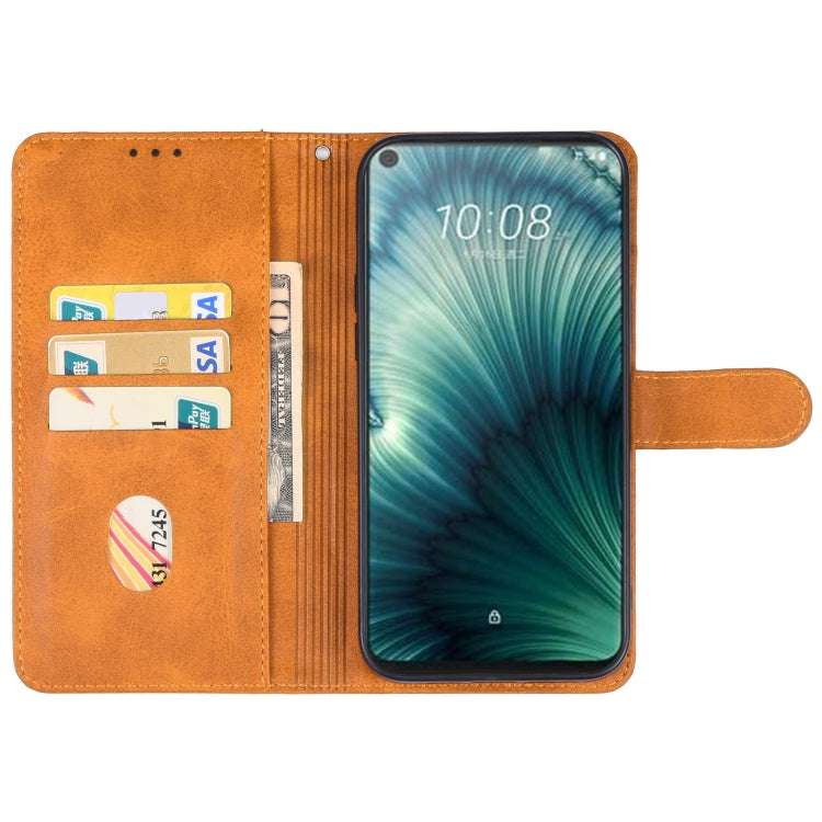 For HTC U23 Pro Leather Phone Case