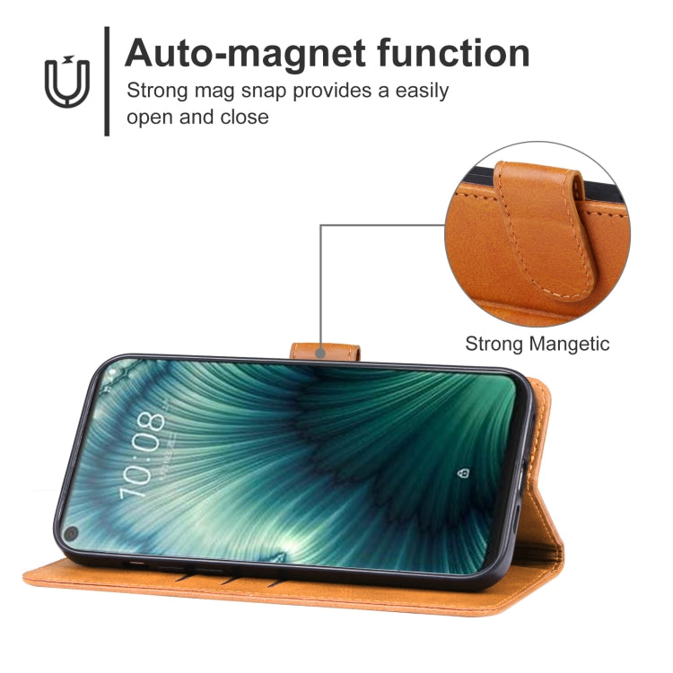 For HTC U23 Pro Leather Phone Case