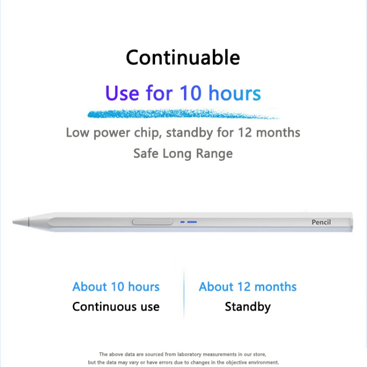 BP19-BL Type-C Universal Magnetic Hexagon Bluetooth Stylus Pen(White)