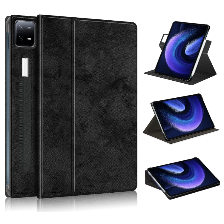 For Xiaomi Pad 6 / 6 Pro 360 Rotation Stand Smart Leather Tablet Case