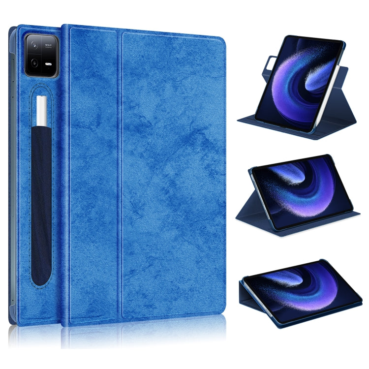 For Xiaomi Pad 6 / 6 Pro 360 Rotation Stand Smart Leather Tablet Case