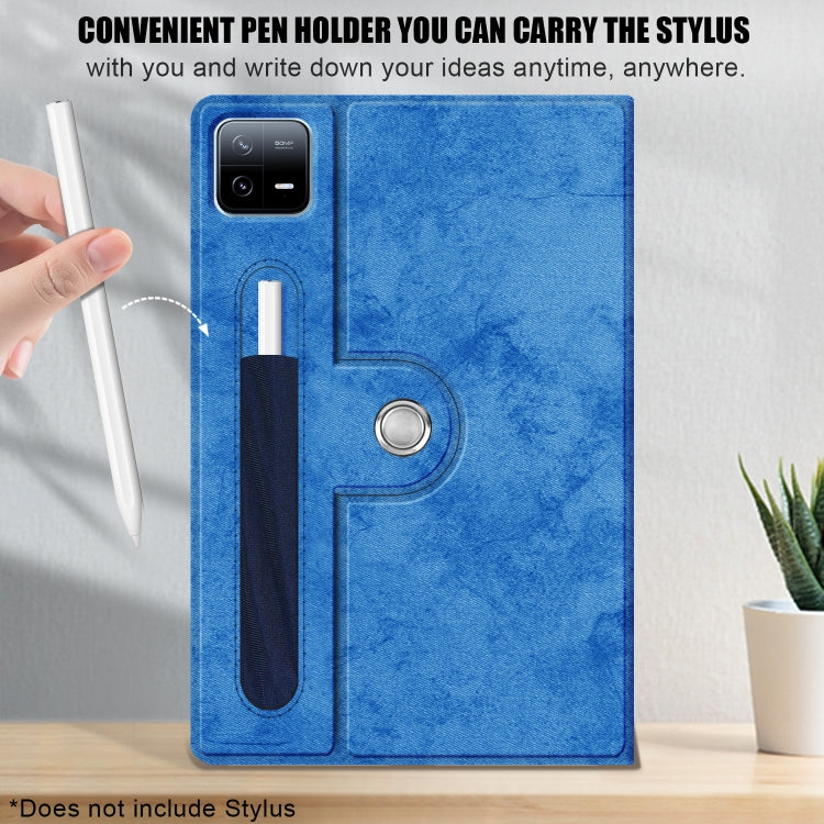 For Xiaomi Pad 6 / 6 Pro 360 Rotation Stand Smart Leather Tablet Case