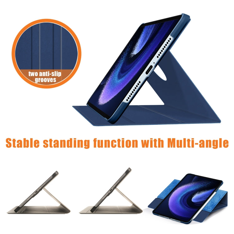 For Xiaomi Pad 6 / 6 Pro 360 Rotation Stand Smart Leather Tablet Case