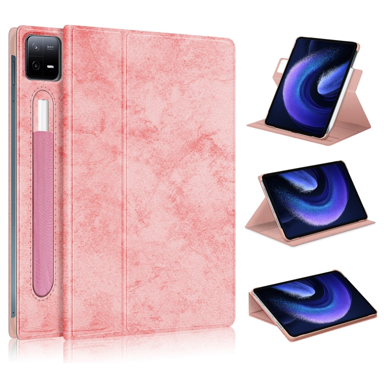 For Xiaomi Pad 6 / 6 Pro 360 Rotation Stand Smart Leather Tablet Case