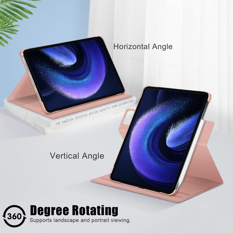 For Xiaomi Pad 6 / 6 Pro 360 Rotation Stand Smart Leather Tablet Case