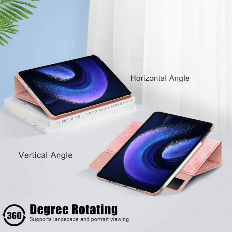 For Xiaomi Pad 6 / 6 Pro 360 Rotation Stand Smart Leather Tablet Case