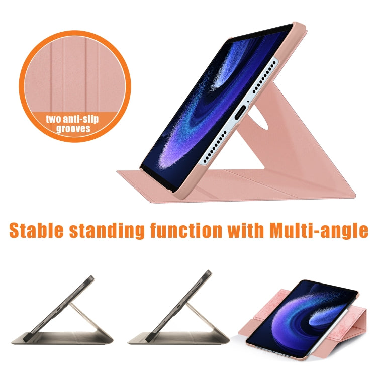 For Xiaomi Pad 6 / 6 Pro 360 Rotation Stand Smart Leather Tablet Case