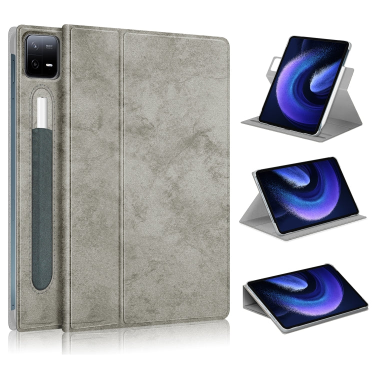 For Xiaomi Pad 6 / 6 Pro 360 Rotation Stand Smart Leather Tablet Case