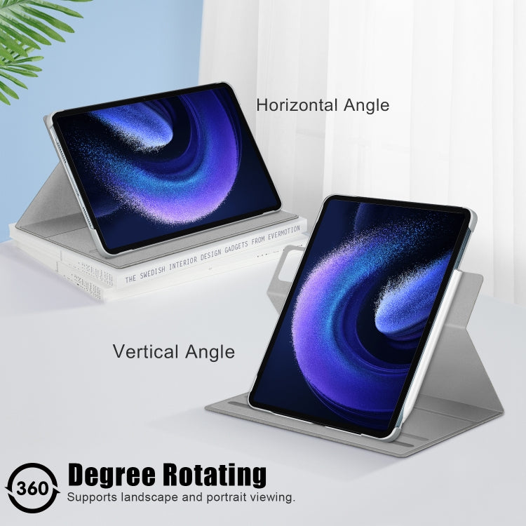 For Xiaomi Pad 6 / 6 Pro 360 Rotation Stand Smart Leather Tablet Case