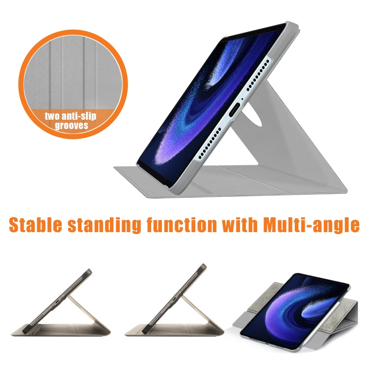 For Xiaomi Pad 6 / 6 Pro 360 Rotation Stand Smart Leather Tablet Case