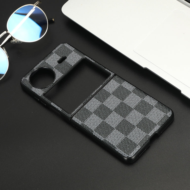 For vivo X Flip Checkered Pattern PU Phone Case