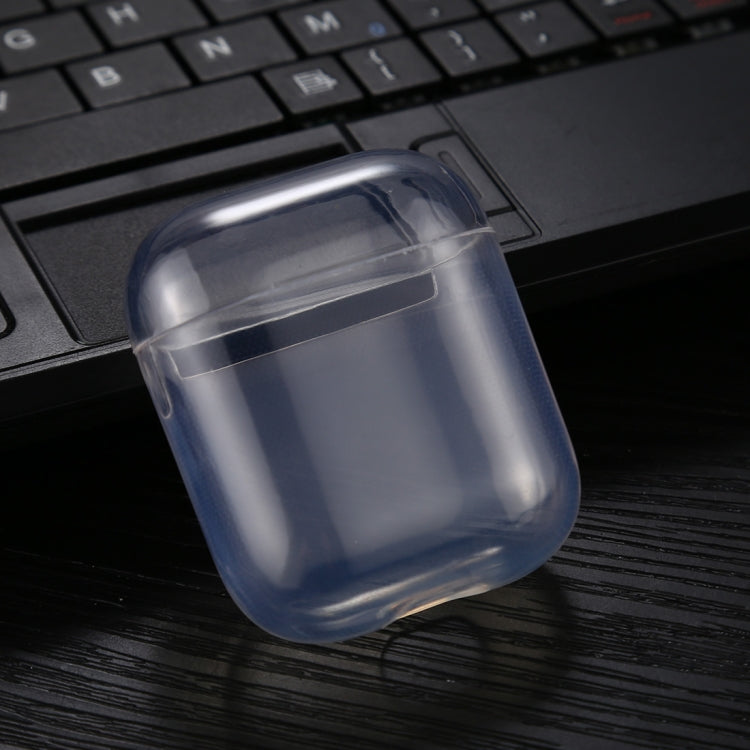 For AirPods 1 / 2 Transparent TPU Soft Earphone Protective Case without Hook