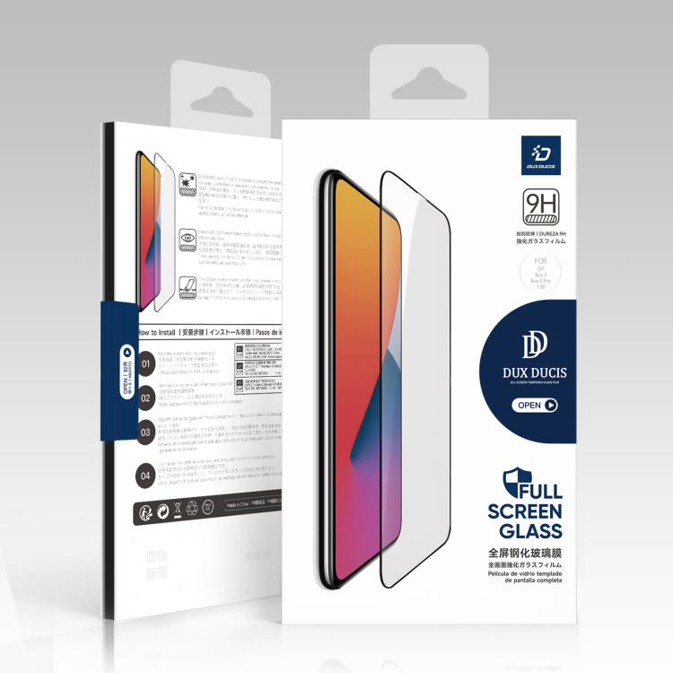 For OnePlus Ace 5 / 5 Pro / 13R 10pcs DUX DUCIS 0.33mm 9H Medium Alumina Tempered Glass Film