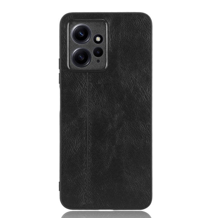 For Xiaomi Redmi Note 12 4G Global Sewing Cow Pattern Skin PC + PU + TPU Phone Case