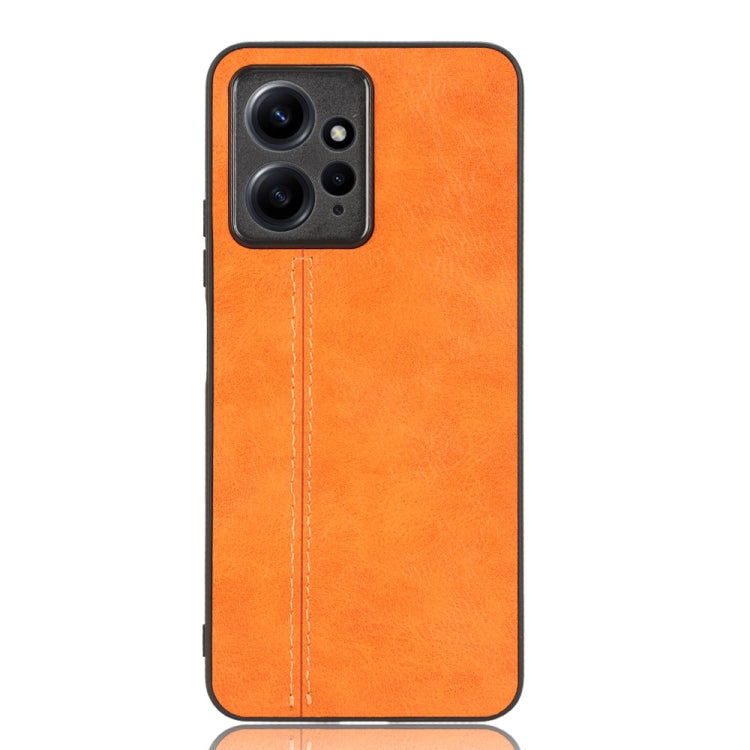 For Xiaomi Redmi Note 12 4G Global Sewing Cow Pattern Skin PC + PU + TPU Phone Case