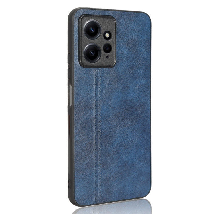For Xiaomi Redmi Note 12 4G Global Sewing Cow Pattern Skin PC + PU + TPU Phone Case