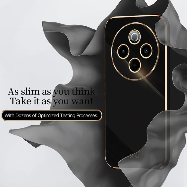 For vivo Y300 Pro XINLI Straight Edge 6D Electroplate TPU Phone Case