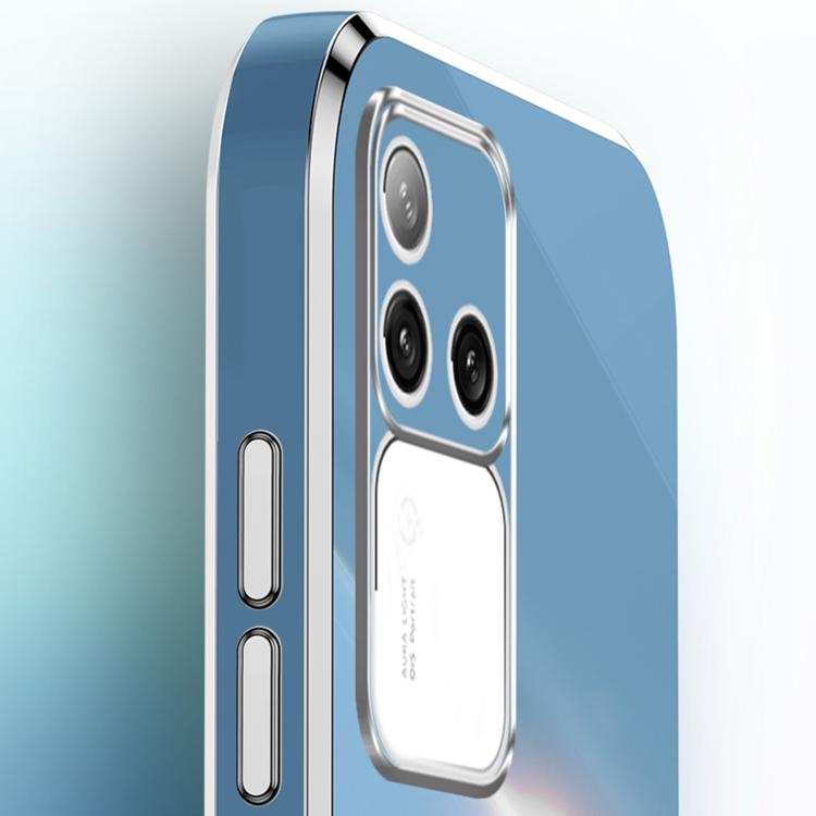 For vivo S18 Pro XINLI Straight Edge 6D Electroplate TPU Phone Case