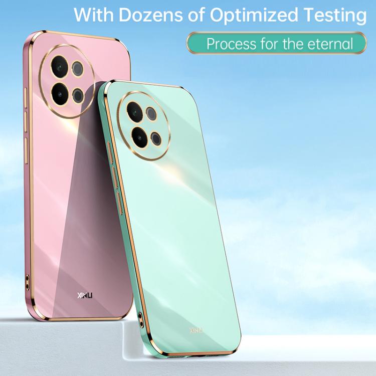 For vivo S18e XINLI Straight Edge 6D Electroplate TPU Phone Case