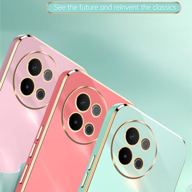 For vivo S18e XINLI Straight Edge 6D Electroplate TPU Phone Case