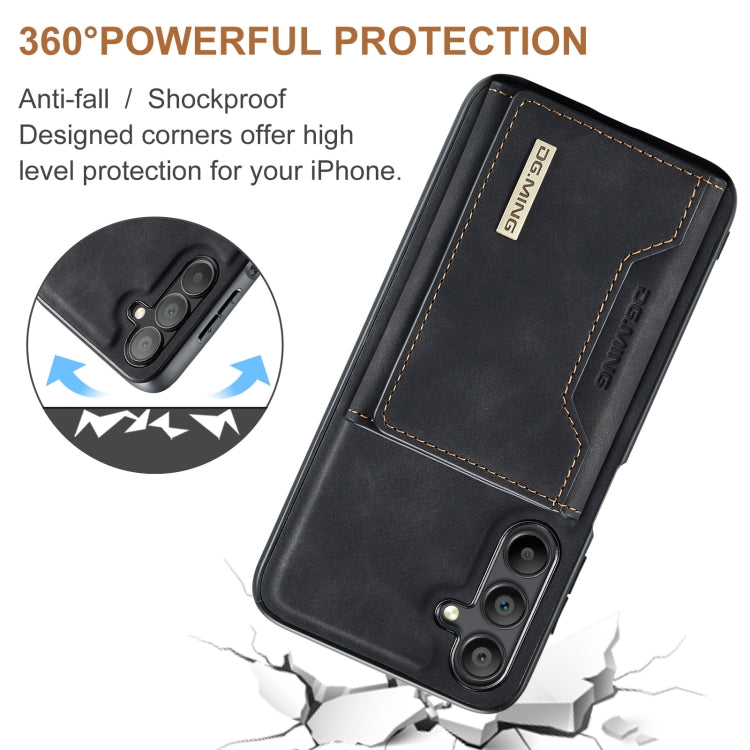 For Samsung Galaxy A15 5G / A15 4G DG.MING M2 Series 3-Fold Multi Card Bag + Magnetic Phone Case