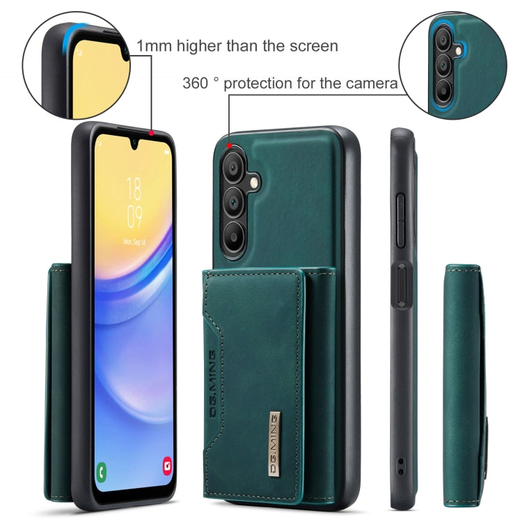 For Samsung Galaxy A15 5G / A15 4G DG.MING M2 Series 3-Fold Multi Card Bag + Magnetic Phone Case