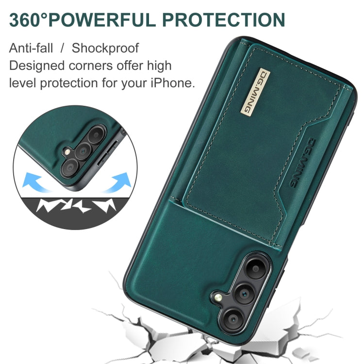 For Samsung Galaxy A15 5G / A15 4G DG.MING M2 Series 3-Fold Multi Card Bag + Magnetic Phone Case