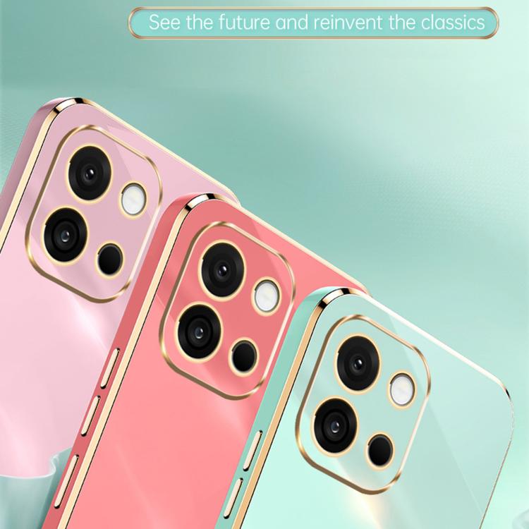 For OnePlus 13T XINLI Straight Edge 6D Electroplate TPU Phone Case