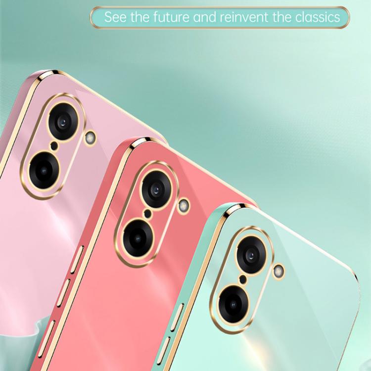 For OnePlus Ace 5 Racing XINLI Straight Edge 6D Electroplate TPU Phone Case