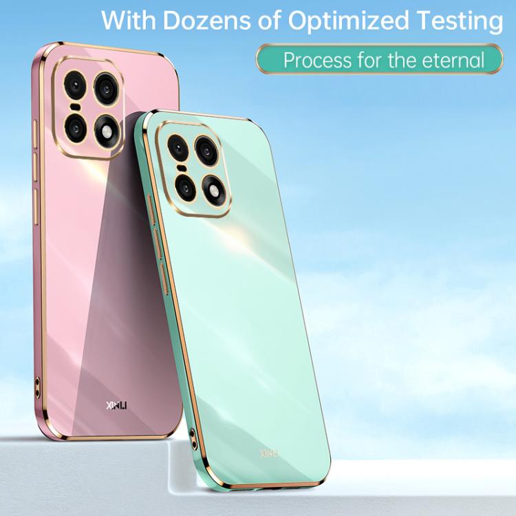 For OnePlus 15 5G XINLI Straight Edge 6D Electroplate TPU Phone Case
