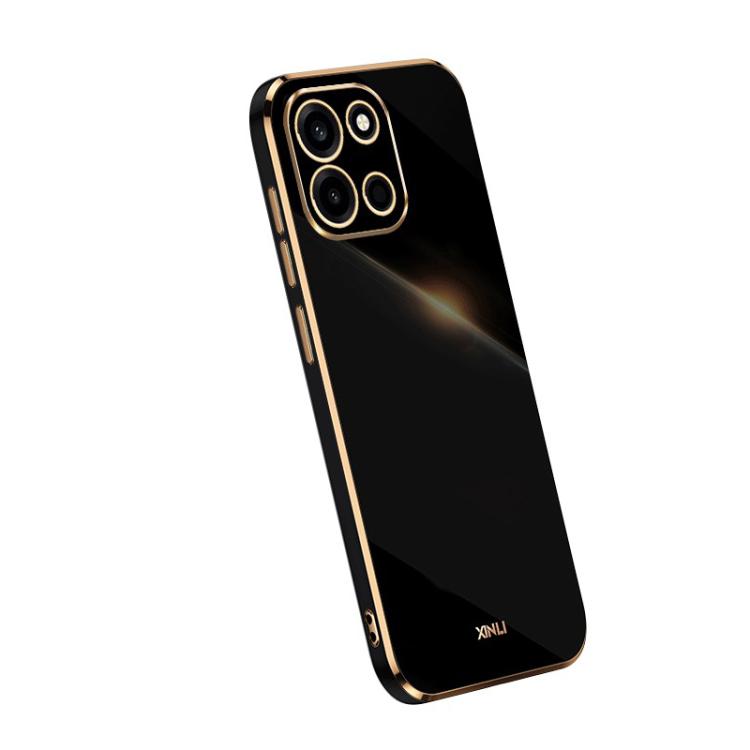 For OnePlus Turbo 6 XINLI Straight Edge 6D Electroplate TPU Phone Case