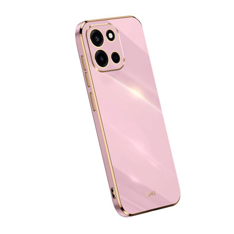 For OnePlus Turbo 6 XINLI Straight Edge 6D Electroplate TPU Phone Case