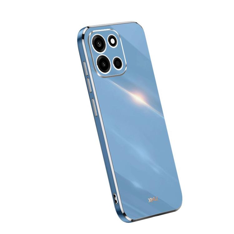For OnePlus Turbo 6 XINLI Straight Edge 6D Electroplate TPU Phone Case