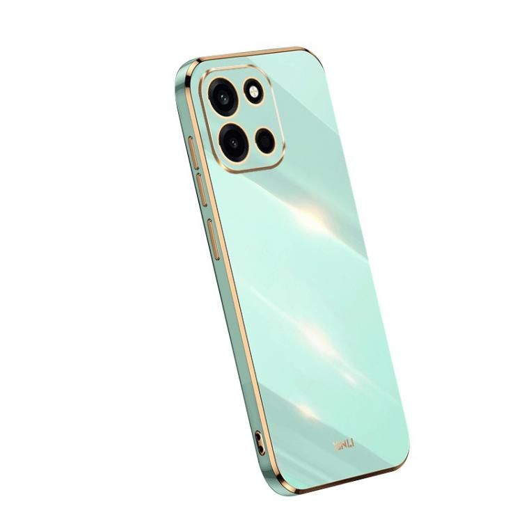 For OnePlus Turbo 6 XINLI Straight Edge 6D Electroplate TPU Phone Case