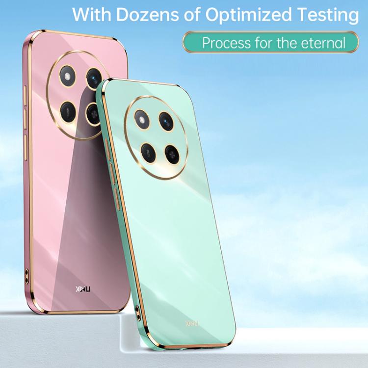 For Honor X60 Pro XINLI Straight Edge 6D Electroplate TPU Phone Case