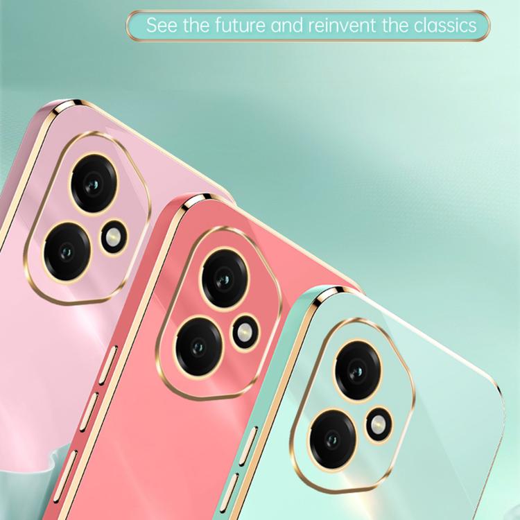 For Honor 400 Global 156.5mm XINLI Straight Edge 6D Electroplate TPU Phone Case