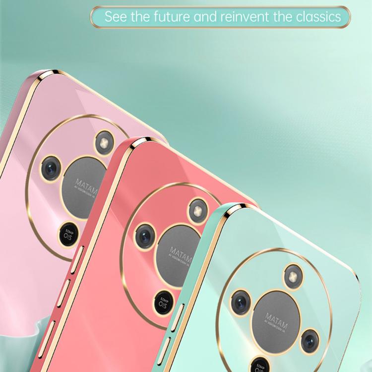 For Honor X70 5G XINLI Straight Edge 6D Electroplate TPU Phone Case