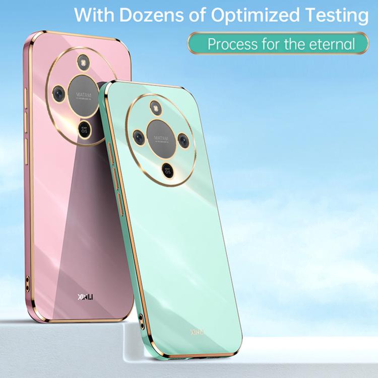 For Honor X70 5G XINLI Straight Edge 6D Electroplate TPU Phone Case