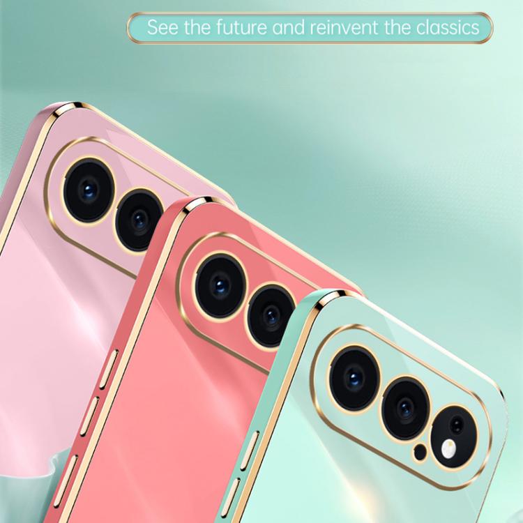 For Honor 500 Global 155.8mm XINLI Straight Edge 6D Electroplate TPU Phone Case