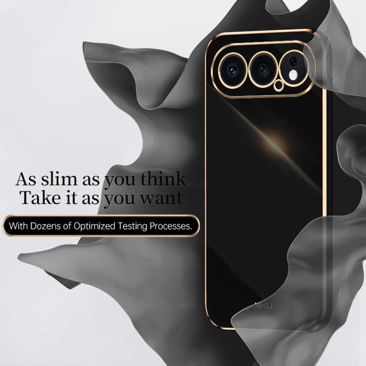 For Honor 500 Global 155.8mm XINLI Straight Edge 6D Electroplate TPU Phone Case
