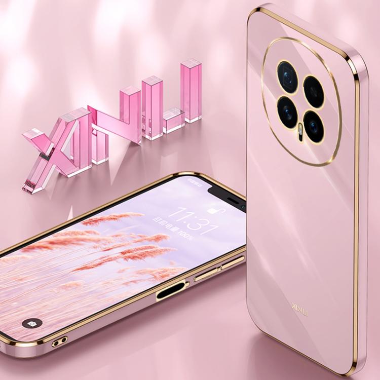 For Honor Magic8 5G XINLI Straight Edge 6D Electroplate TPU Phone Case