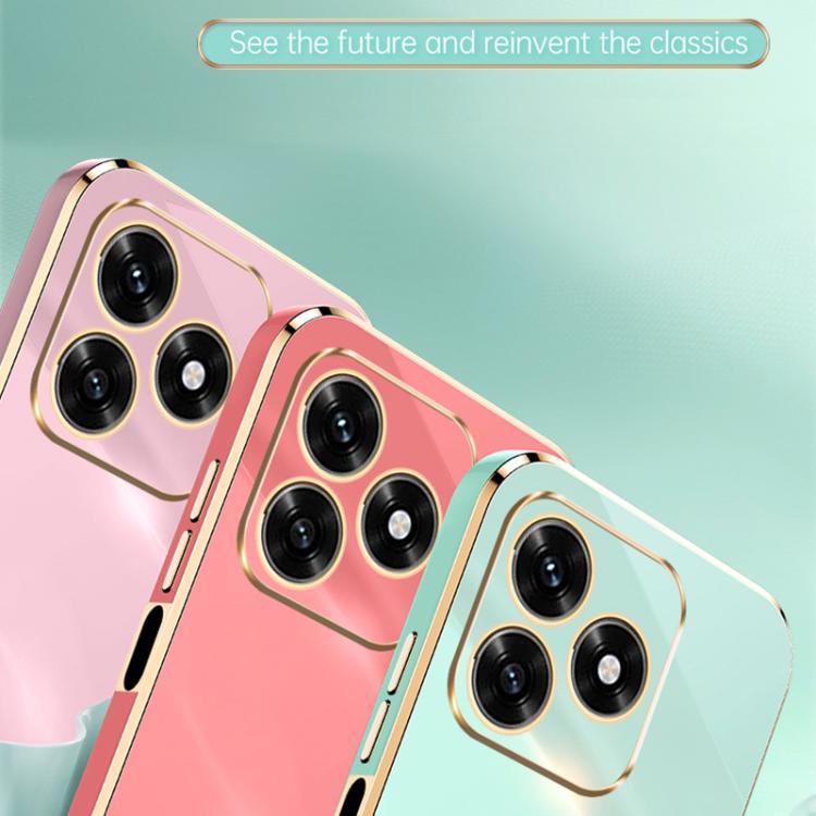 For Honor X5c Plus XINLI Straight Edge 6D Electroplate TPU Phone Case