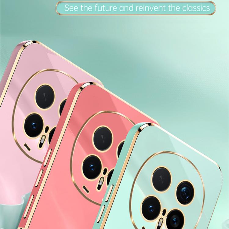 For Honor Magic8 Pro XINLI Straight Edge 6D Electroplate TPU Phone Case with Ring Holder