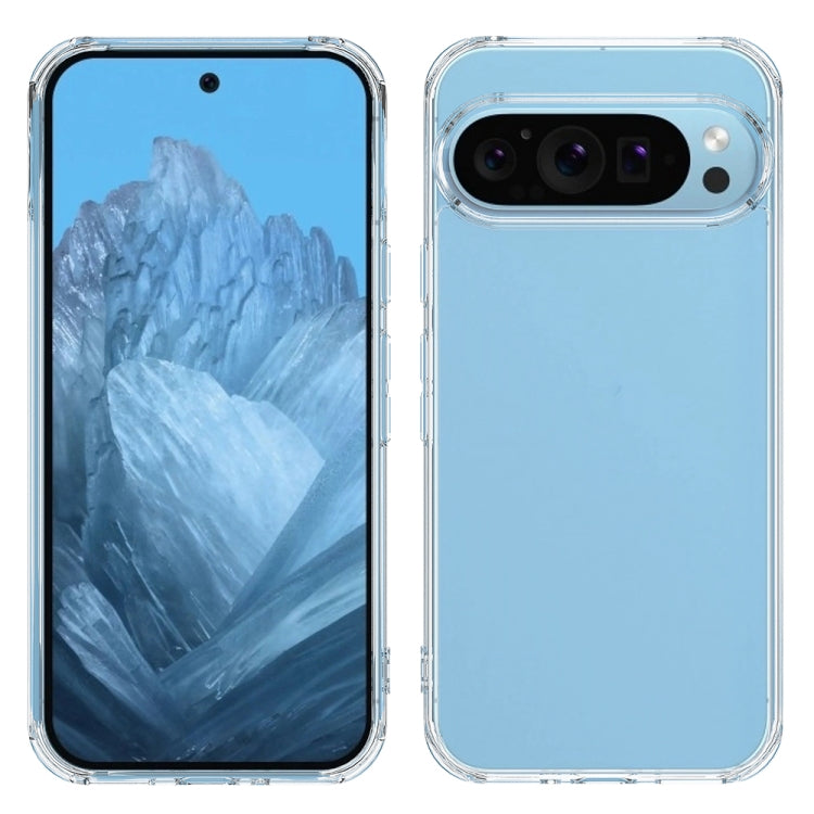 For Google Pixel 9 Pro Scratchproof Acrylic TPU Phone Case - Transparent